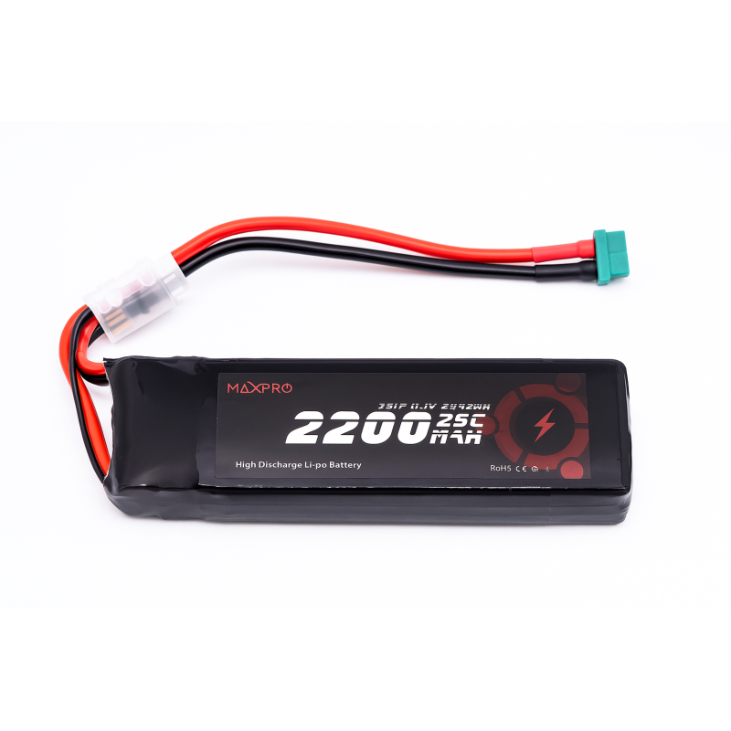 Batterie LiFe MaxPro 6.6V 2200mAh 25C JR/MPX