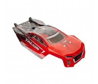 ARRMA AR406135 Red/Black Painted Body with Decals Talion 6S BLX