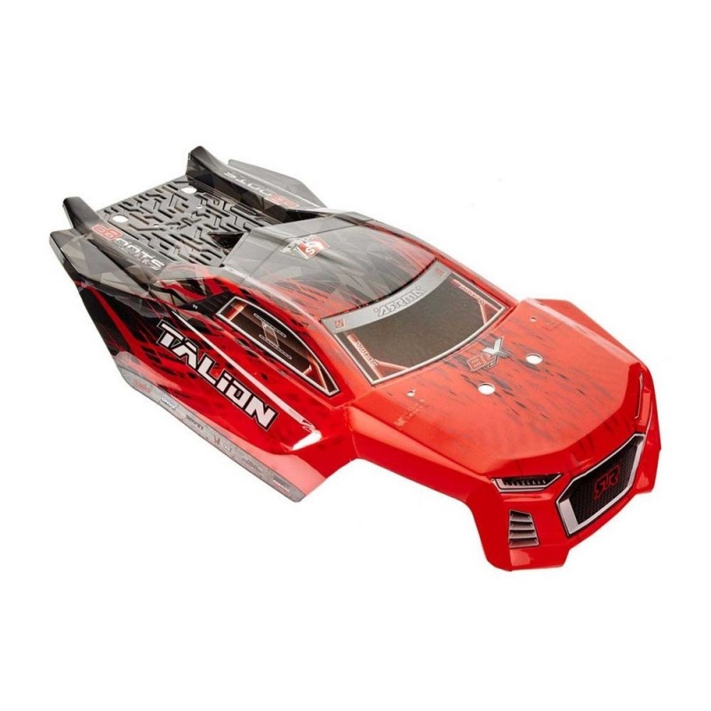 ARRMA AR406135 Red/Black Painted Body with Decals Talion 6S BLX