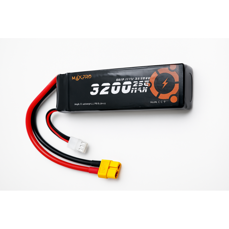 Batterie lipo MaxPro 3S 11.1V 3200mAh 25C prise XT60