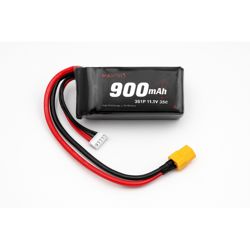Batterie lipo 3S 11.1V 900mAh 120C prise XT60