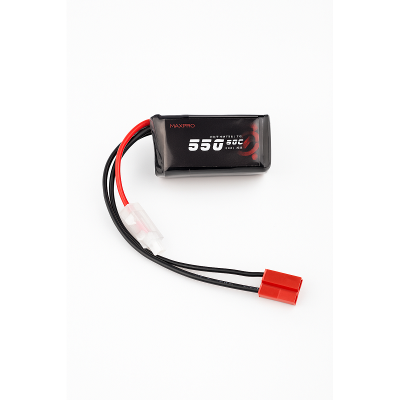 Batterie LiPo MaxPro 11.1v 550mah en 50c jst-bec