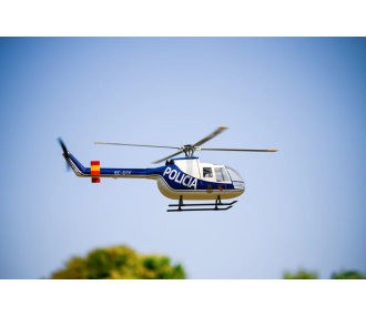 hélicoptère Flywing BO-105 4-Blade Blue Policia RTF