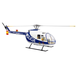 hélicoptère Flywing BO-105 4-Blade Blue Policia RTF