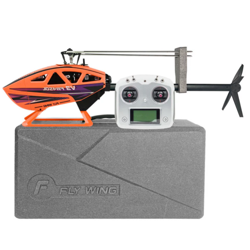 FLY WING - FW450L V3 helicoptère - Rouge RTF