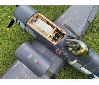 VQ Models Corsair F4U bleu jaune / 1810mm ARF Warbird