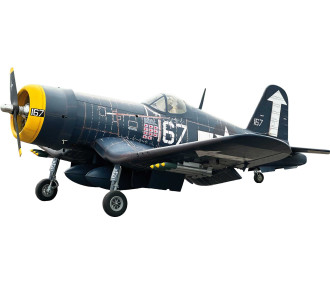 VQ Models Corsair F4U bleu jaune / 1810mm ARF Warbird