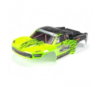 ARRMA AR402204 Painted Body, Decal, Trim, Green, SENTON 4x4 BLX