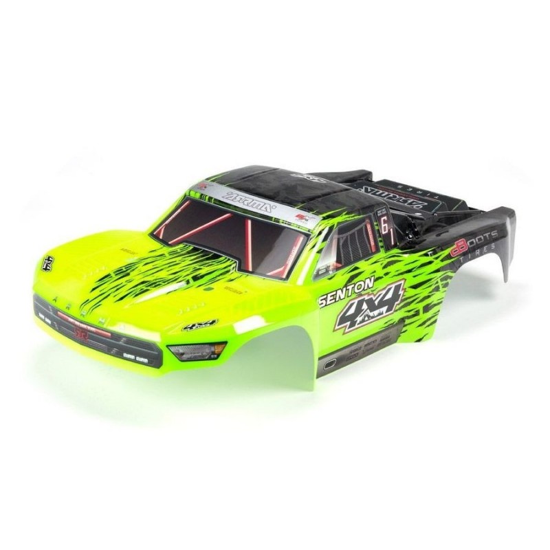 ARRMA AR402204 Painted Body, Decal, Trim, Green, SENTON 4x4 BLX