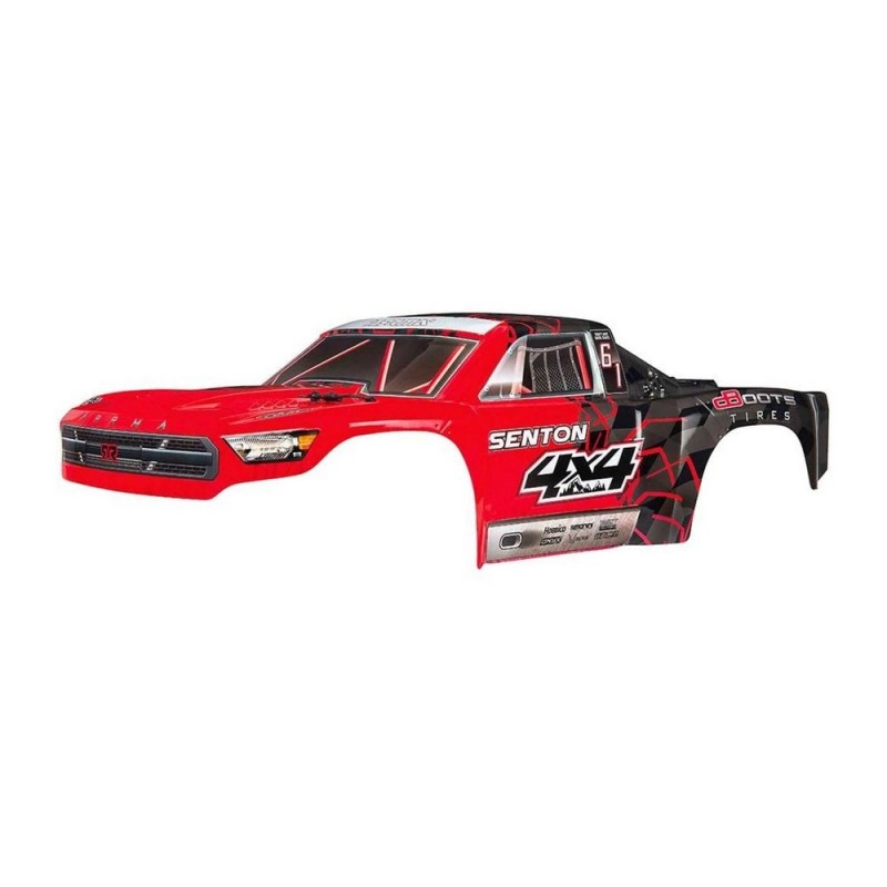 ARRMA AR402251 Body Painted Decal Trim Red Senton Mega