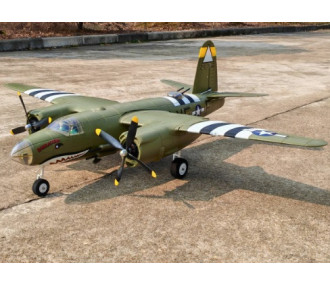 Aircraft Dynam B-26 Marauder PNP green approx 1.50.m
