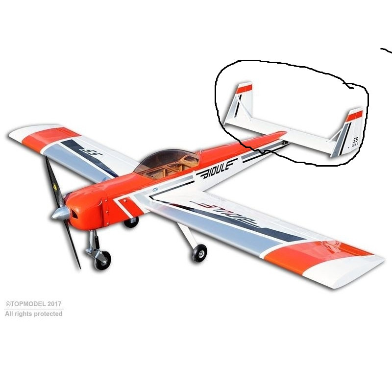 EMPENNAGE HOR. ARF - BIDULE 55 - ECOTOP