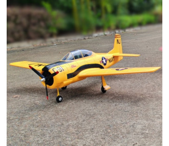 Dynam T28 Trojan V2 PNP giallo Aircraft circa 1,27m