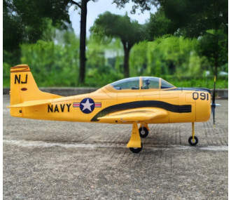 Avion Dynam T28 Trojan V2 PNP jaune env.1.27m