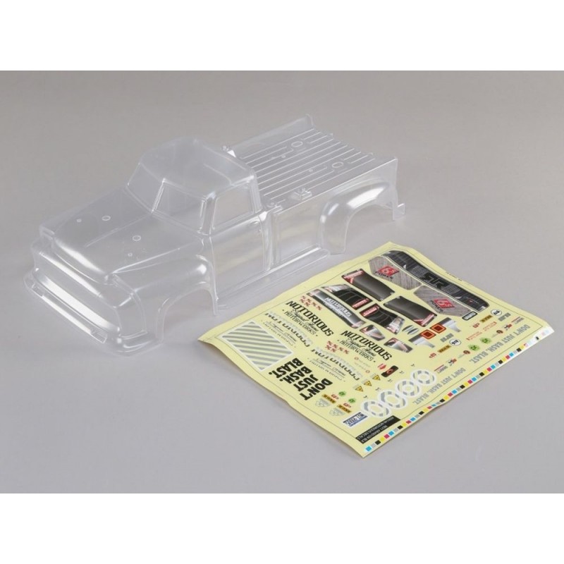 ARRMA AR406127 Notorious 6S BLX Clear Body