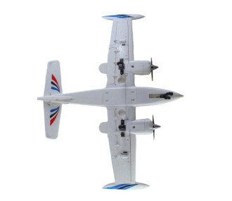 Avion RC Dynam Cessna 310 Grand Cruiser V2 Bleu bimoteur PNP 1280mm