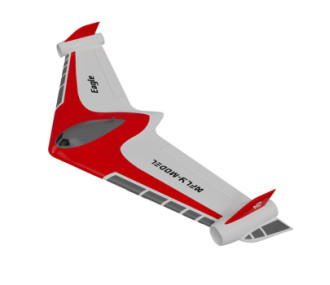 XFLY EAGLE 40mm EDF FLYING WING avec gyro - rouge