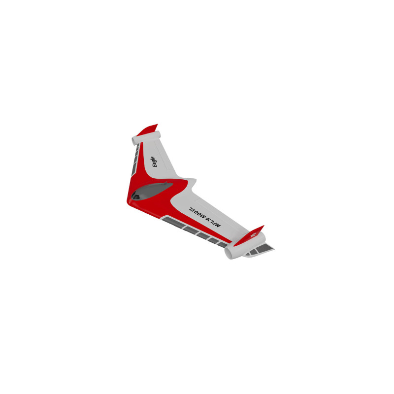 XFLY EAGLE 40mm EDF FLYING WING avec gyro - rouge