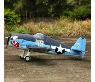 Avion de guerre Dynam F6F Hellcat V2 PNP, 1270 mm avec volets