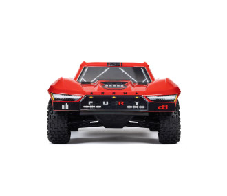 1/10 FURY 2WD RTR à charbons Short Course Truck (avec batterie et chargeur) Rouge