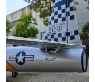 Avion Dynam T-33 Shooting Star F80, 6S 12 blade inrunner 70 mm EDF PNP