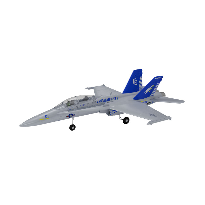 XFLY TWIN 40MM F-18 EDF 705MM JET Gris 