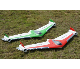 XFLY EAGLE 40mm EDF FLYING WING avec gyro - rouge 
