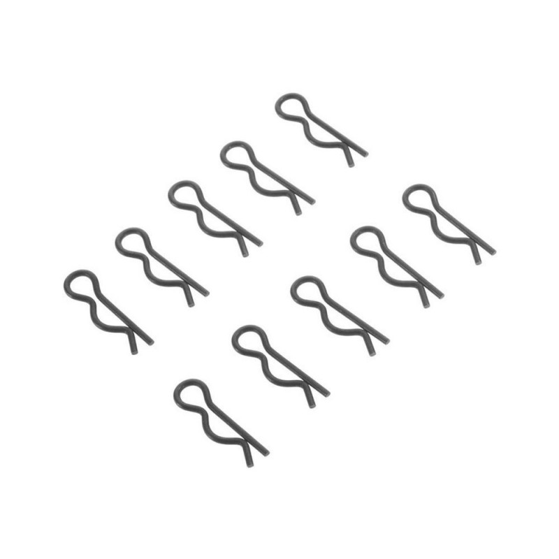 ARRMA AR320278 Large Black Body Clip (10)