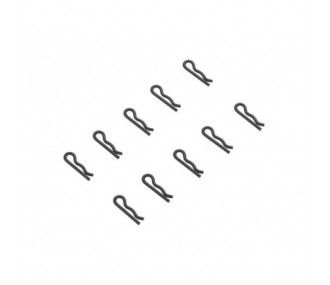 ARRMA AR320209 Small Black Body Clip (10)