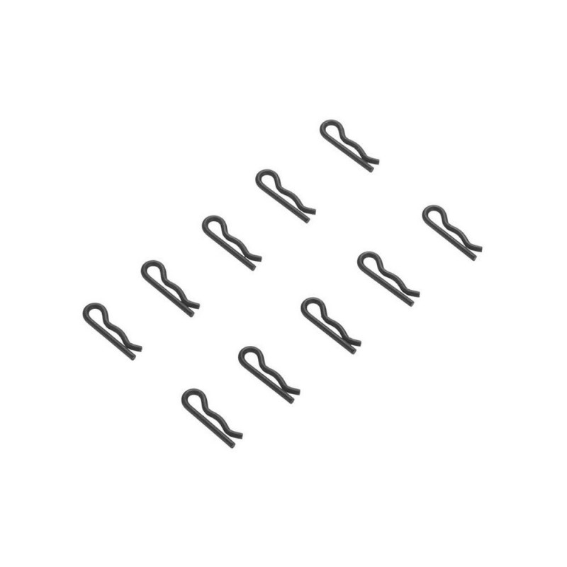 ARRMA AR320209 Small Black Body Clip (10)