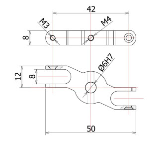 Porte Pâles XPower Z 6.0/42mm 0°