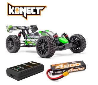 Rogue Buggy 2.0 1/8ème Brushless Vert version PACK