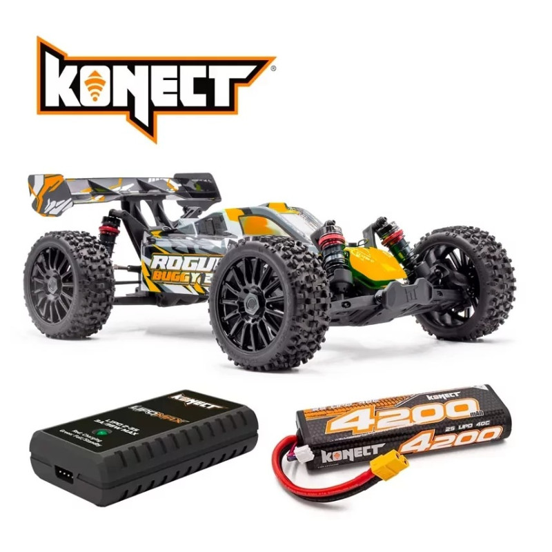 Rogue Buggy 2.0 1/8ème Brushless Orange version PACK