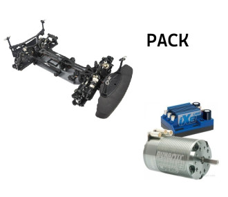 Pack Serpent  SRX8 GTE '23 1/8 4wd EP (SER600067) + combo LRP 2600kv