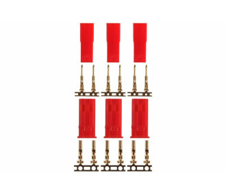 Amass connecteur JST BEC 3 paires prises M/F