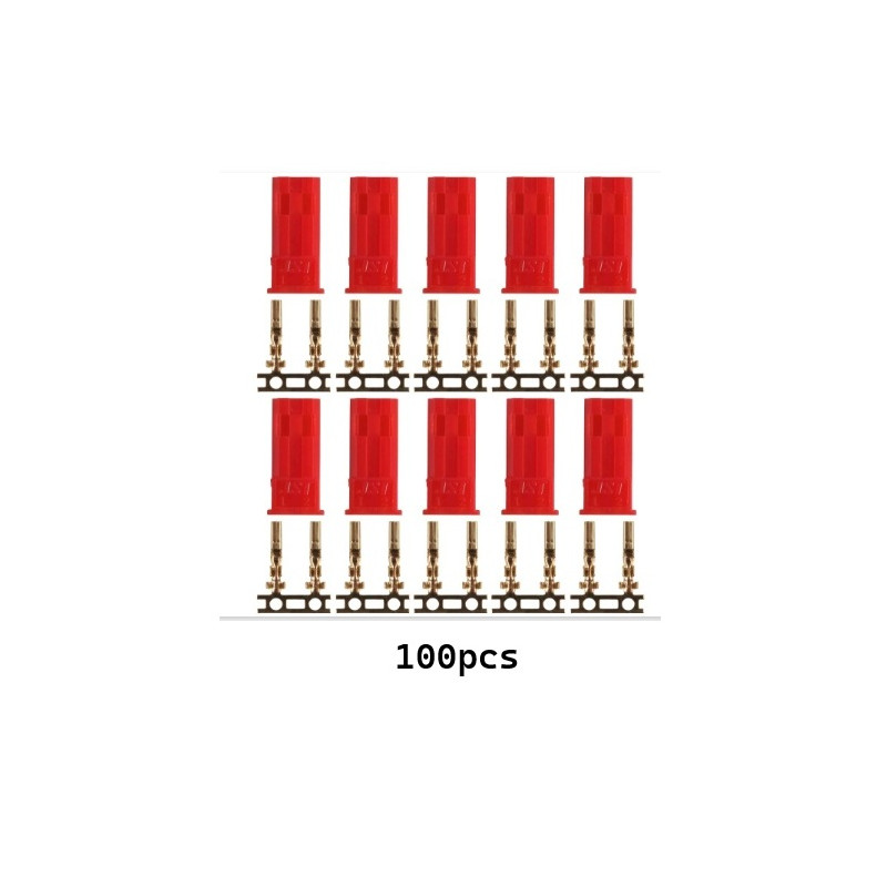 Amass connecteur JST BEC 100 prises femelles