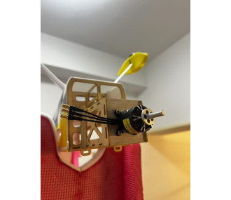 Avion Voltige Pilot RC - EDGE 540 – 39″ (1.0m), Jaune, Bleu, gris