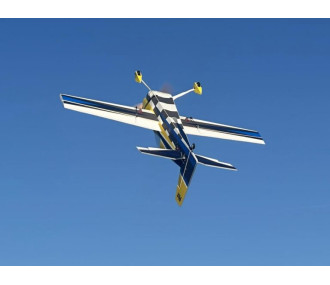 Avion Voltige Pilot RC - EDGE 540 – 39″ (1.0m), Jaune, Bleu, gris