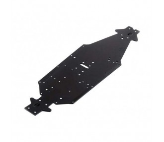 ARRMA AR320197 Aluminum Chassis LWB Silver/Blue Kraton