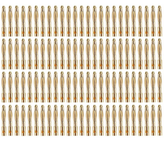 Connecteur plaqué or Ø2,0 mm | Yuki AM-602-100M