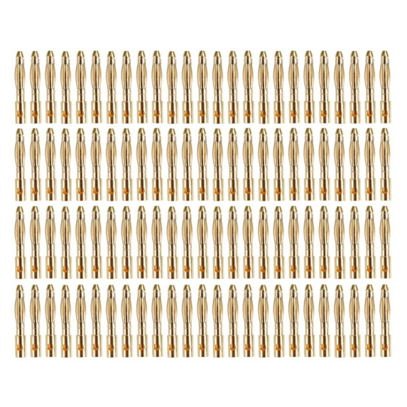 Connecteur plaqué or Ø2,0 mm | Yuki AM-602-100M