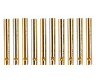 Contact plaqué or Ø 4,0 mm, cuvette de soudure fermée, 10 prises | Yuki AM-605-10F