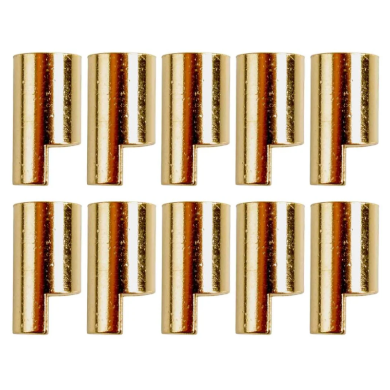 Prises à contacts plaqués or Ø6,5 mm, 10 douilles | Yuki AM-612-10F