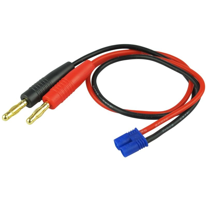 Câble de charge de batterie Yuki modèle 610014 pour E-flite EC2, 1 mm², 30 cm