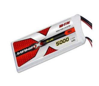 Batterie Maniax RX lipo 7.4V 5000mAh 