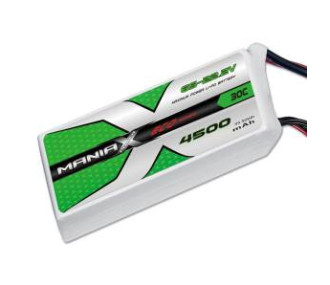Batterie Maniax ECO lipo 22.2V 4500mAh 30C (F3C/F3A) 