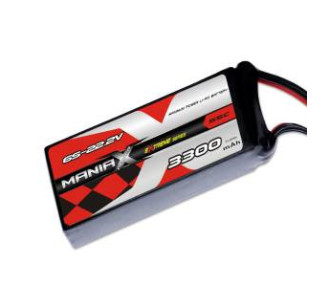 Batterie Maniax eXtreme lipo 22.2V 3300mAh 55C 