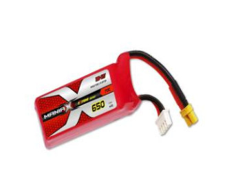 Batterie Maniax eXtreme lipo 11.1V 650mAh 70C (M2/logo200) 