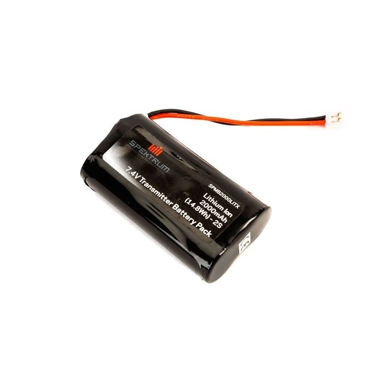 Batterie Tx Spektrum lipo 2S 7.4V 2000mAh pour DX7s/DX8/DX9