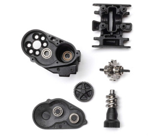 1/30 SCX30 Chevrolet K10 4X4 RTR Brushed Rock Crawler (Batterie & Chargeur inclus), noir